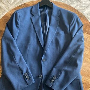 Banana Republic Factory Slim Sharkskin Suit Jacket